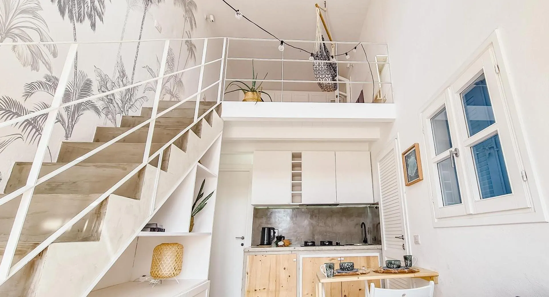 Chic Surf-Inspired Mezzanine Studio 