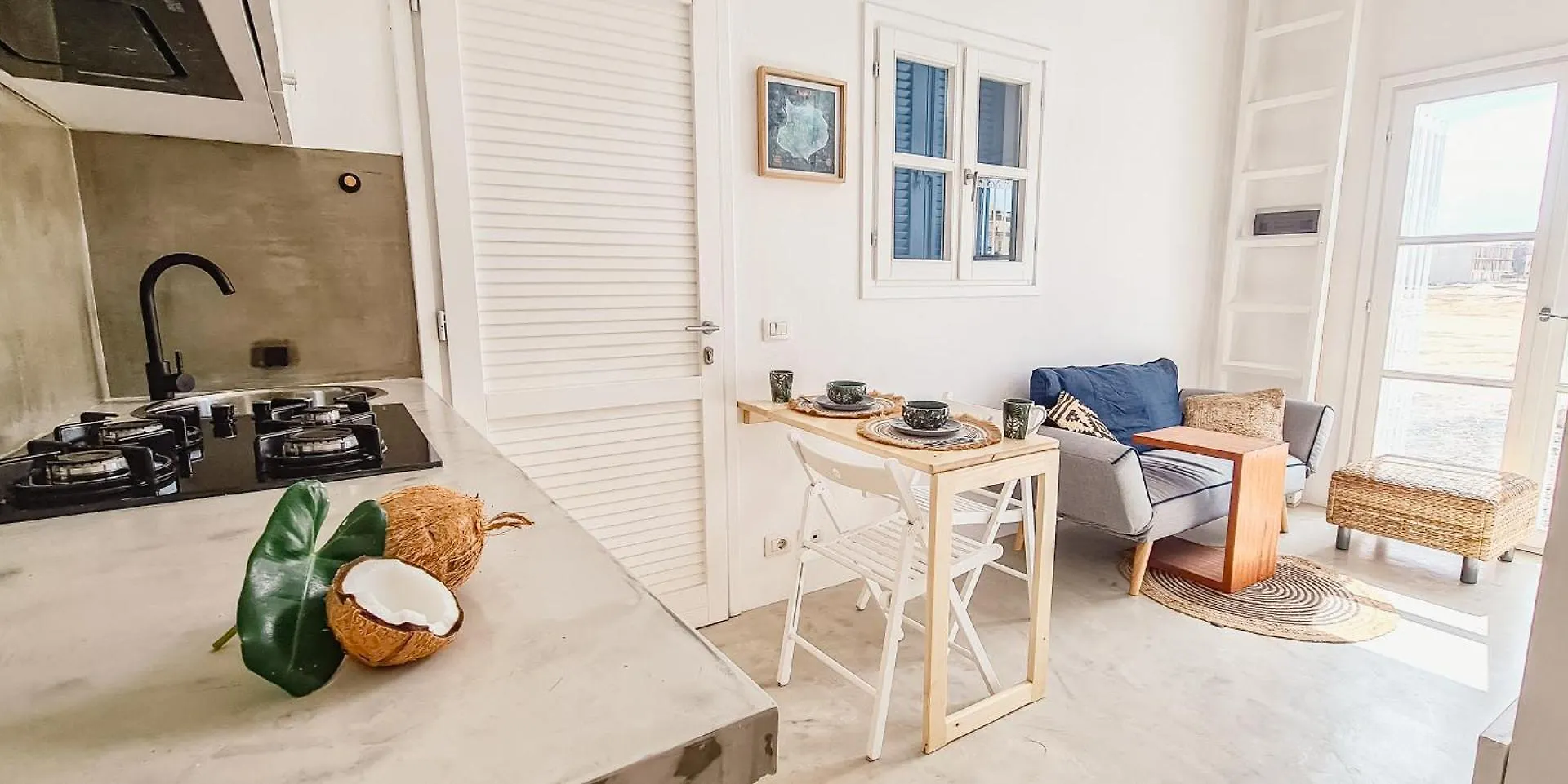 Chic Surf-Inspired Mezzanine Studio 